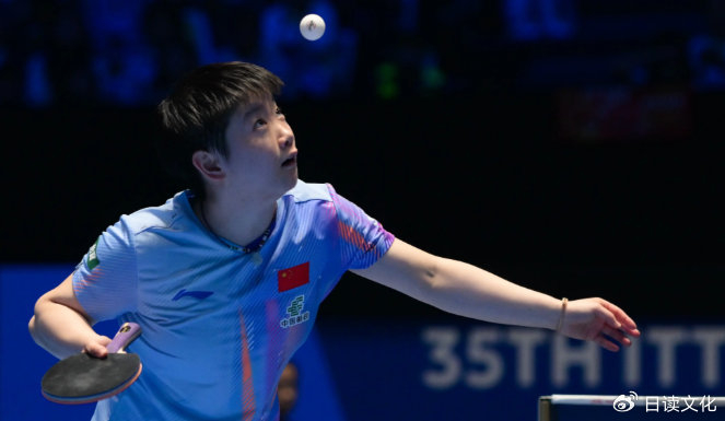 孙颖莎力克队友陈熠晋级女单四强